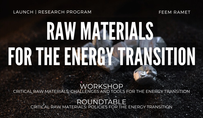 Raw Materials for the Energy Transition